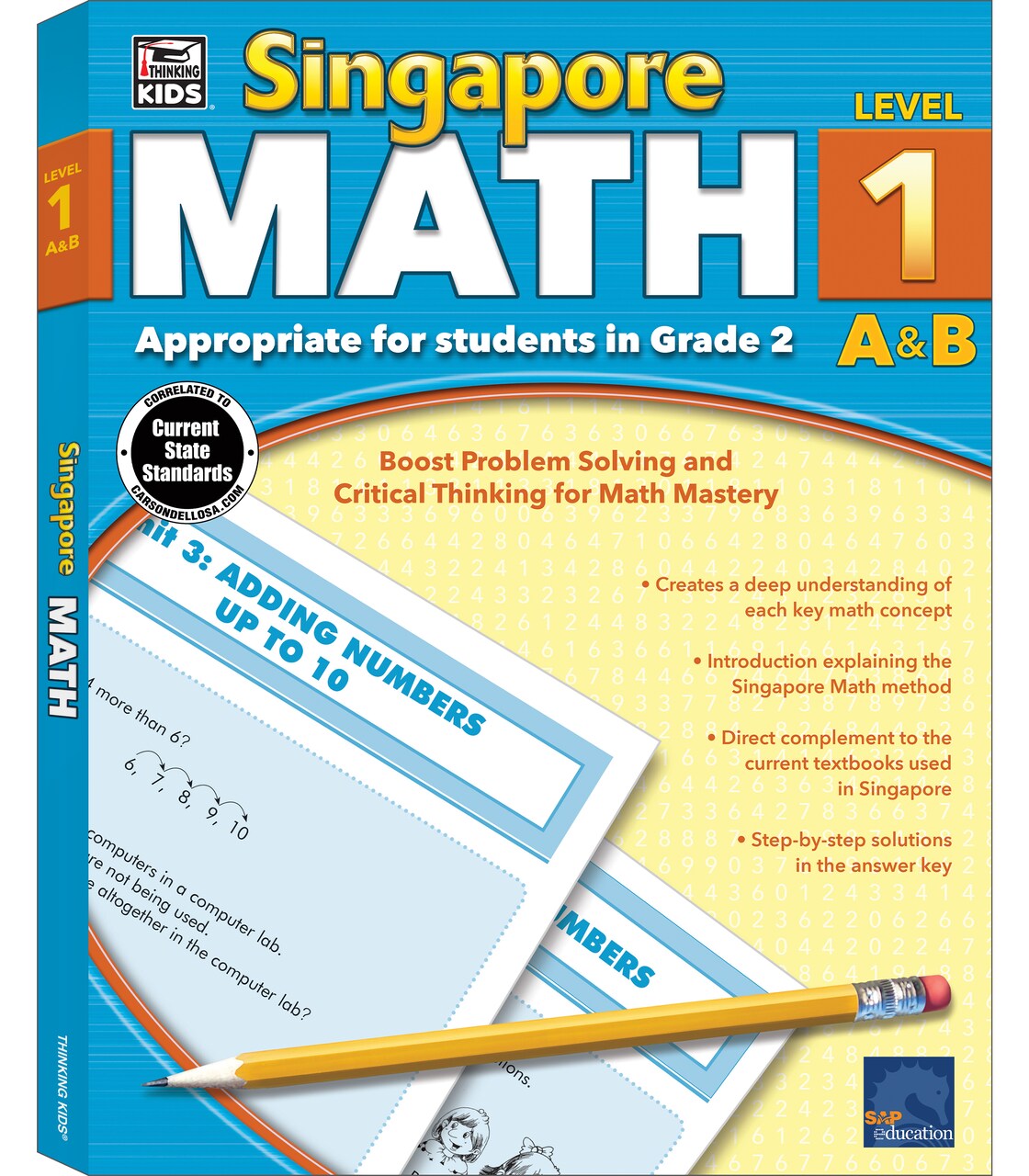 Singapore Math 2nd Grade Math Workbook, Addition, Subtraction, Multiplication and More for Homeschool or Classroom